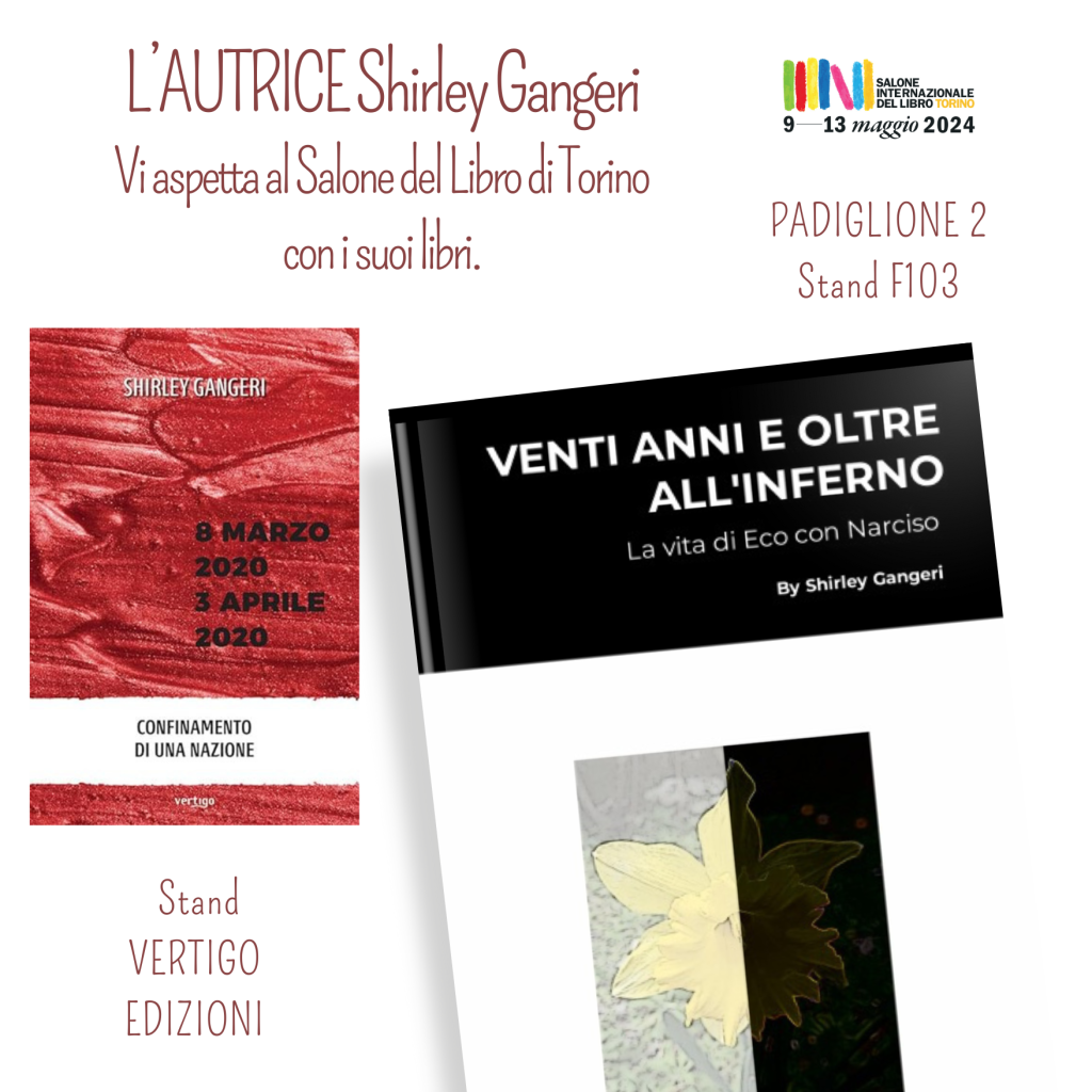 L’autrice Shirley Gangeri al Salone Internazionale del Libro di Torino 2024 